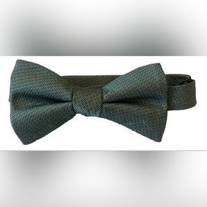 Alfani Mens Printed Self-Tied Bow Tie Green emerald